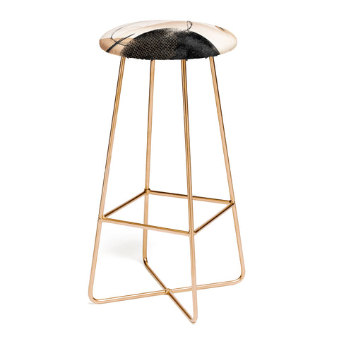 Sheila Wenzel-Ganny Minimalist Black Gold Bar Stool