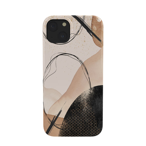Sheila Wenzel-Ganny Minimalist Black Gold Phone Case