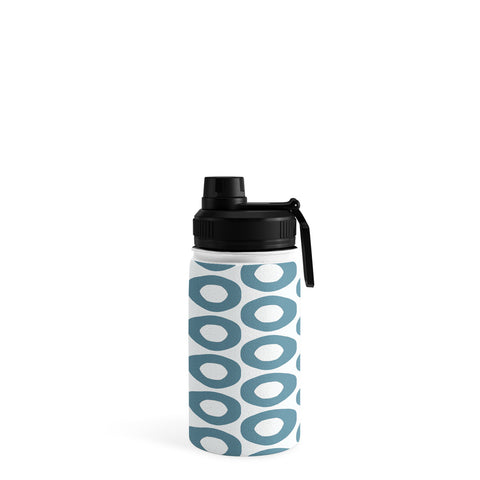 Sheila Wenzel-Ganny Minimalist Blue Grey Dots Water Bottle