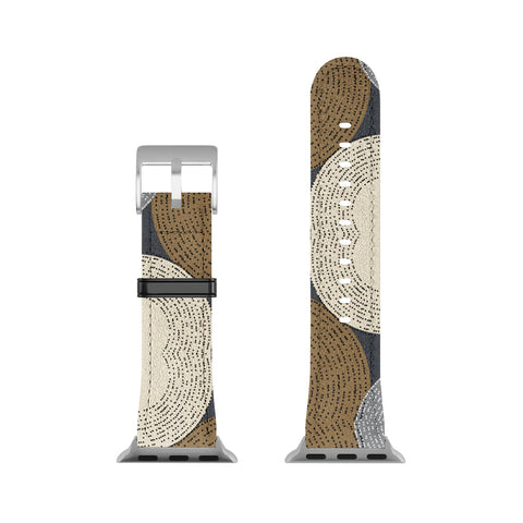 Sheila Wenzel-Ganny Minimalist Brown Circles Apple Watch Band