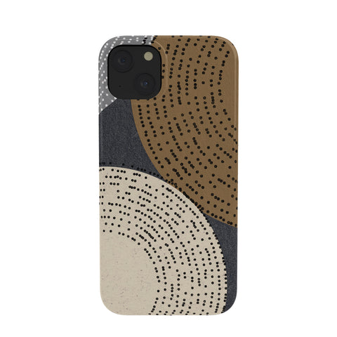 Sheila Wenzel-Ganny Minimalist Brown Circles Phone Case