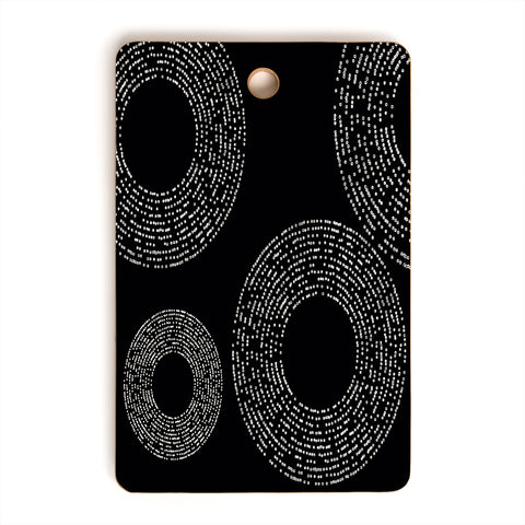 Sheila Wenzel-Ganny Minimalist Dot Dots Cutting Board Rectangle