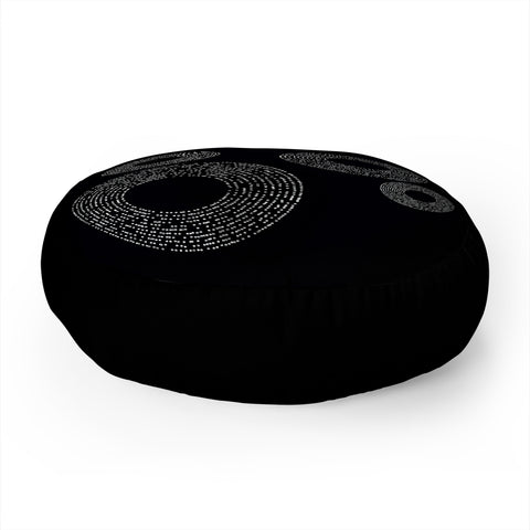 Sheila Wenzel-Ganny Minimalist Dot Dots Floor Pillow Round