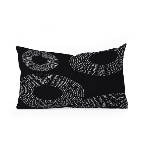 Sheila Wenzel-Ganny Minimalist Dot Dots Oblong Throw Pillow