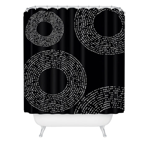Sheila Wenzel-Ganny Minimalist Dot Dots Shower Curtain