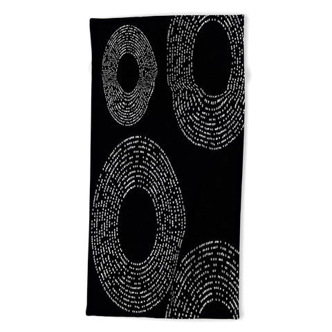 Sheila Wenzel-Ganny Minimalist Dot Dots Beach Towel