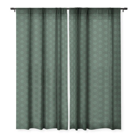 Sheila Wenzel-Ganny Minimalist Forest Sheer Window Curtain