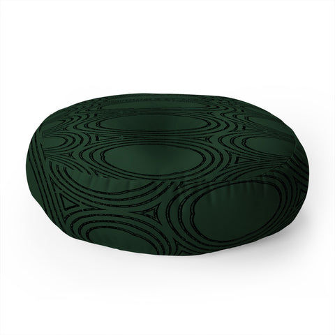Sheila Wenzel-Ganny Minimalist Forest Floor Pillow Round