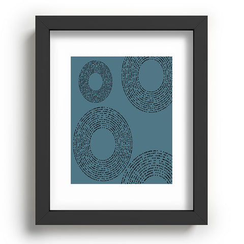 Sheila Wenzel-Ganny Minimalist Sky Blue Recessed Framing Rectangle