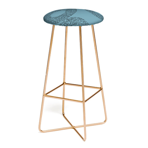 Sheila Wenzel-Ganny Minimalist Sky Blue Bar Stool
