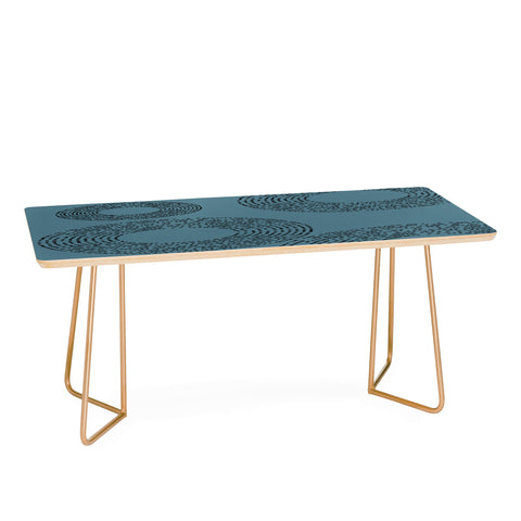 Sheila Wenzel-Ganny Minimalist Sky Blue Coffee Table