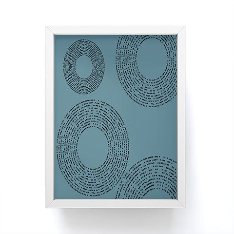 Sheila Wenzel-Ganny Minimalist Sky Blue Framed Mini Art Print