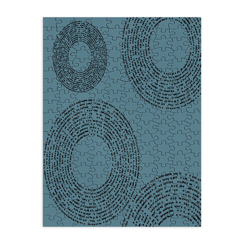 Sheila Wenzel-Ganny Minimalist Sky Blue Puzzle