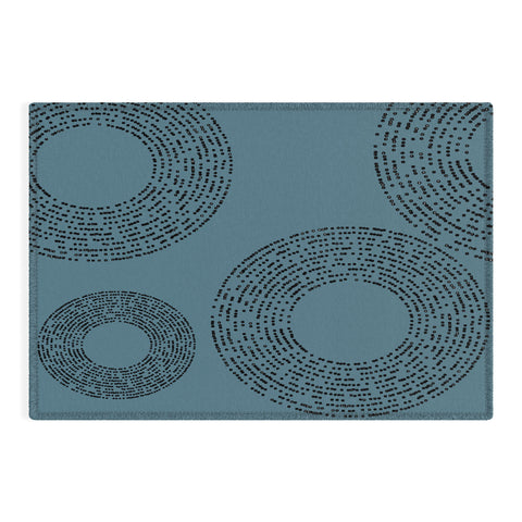 Sheila Wenzel-Ganny Minimalist Sky Blue Outdoor Rug