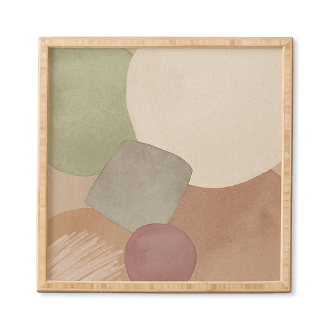 Sheila Wenzel-Ganny Minimalist Soft Geo Framed Wall Art