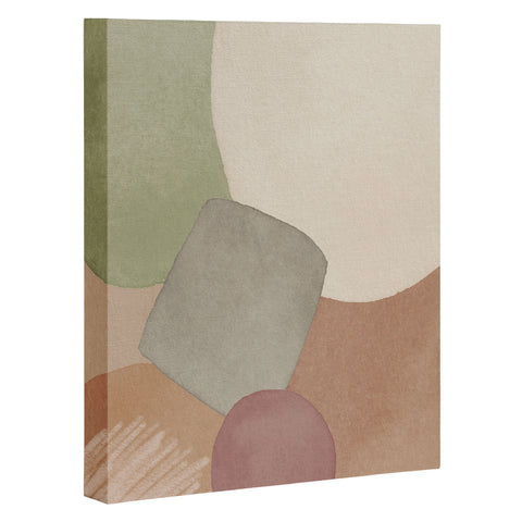 Sheila Wenzel-Ganny Minimalist Soft Geo Art Canvas