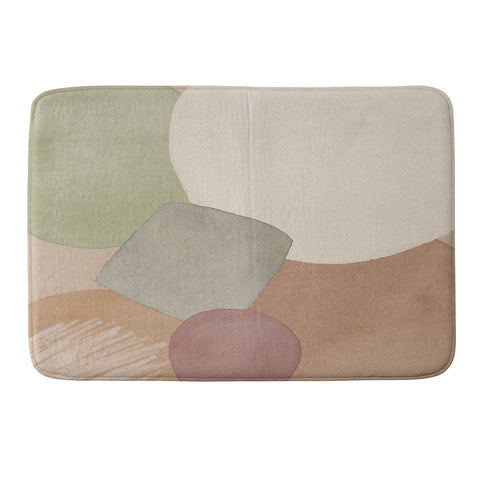 Sheila Wenzel-Ganny Minimalist Soft Geo Memory Foam Bath Mat