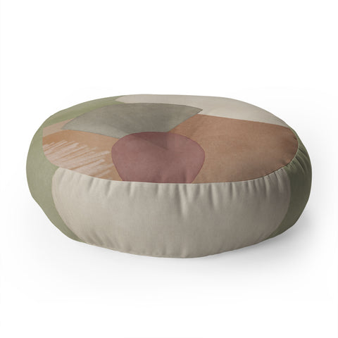 Sheila Wenzel-Ganny Minimalist Soft Geo Floor Pillow Round