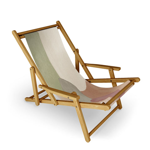 Sheila Wenzel-Ganny Minimalist Soft Geo Sling Chair