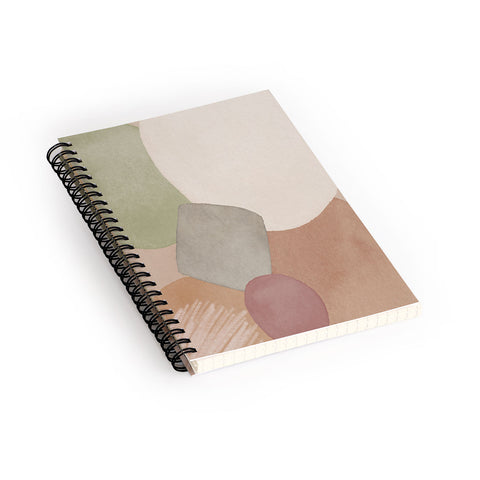Sheila Wenzel-Ganny Minimalist Soft Geo Spiral Notebook