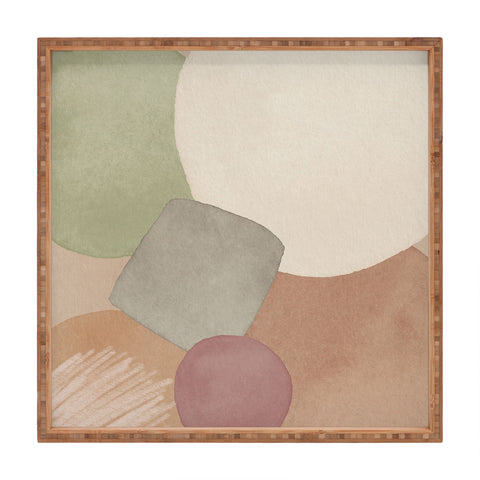 Sheila Wenzel-Ganny Minimalist Soft Geo Square Tray