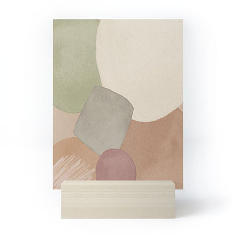 Sheila Wenzel-Ganny Minimalist Soft Geo Mini Art Print