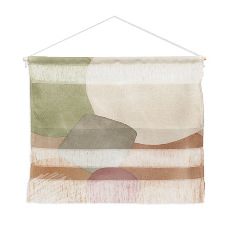 Sheila Wenzel-Ganny Minimalist Soft Geo Wall Hanging Landscape