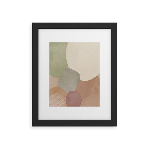 Sheila Wenzel-Ganny Minimalist Soft Geo Framed Art Print