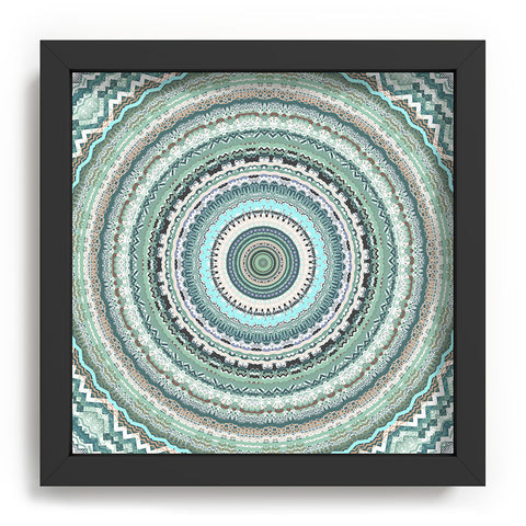 Sheila Wenzel-Ganny Minty Green Mandala Recessed Framing Square