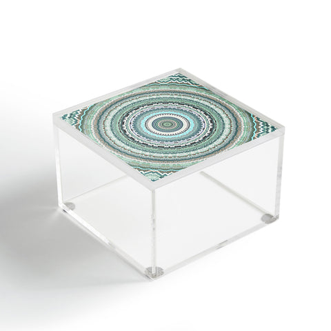 Sheila Wenzel-Ganny Minty Green Mandala Acrylic Box