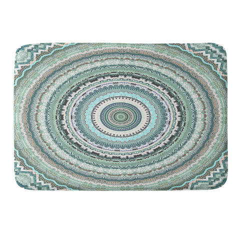 Sheila Wenzel-Ganny Minty Green Mandala Memory Foam Bath Mat