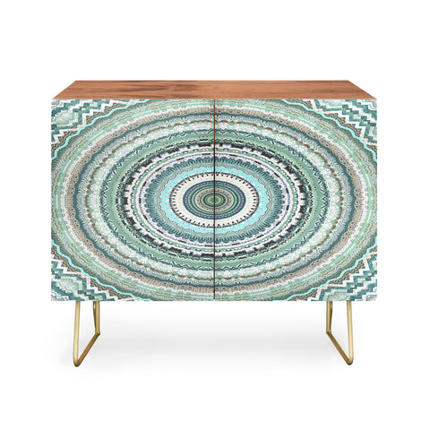 Sheila Wenzel-Ganny Minty Green Mandala Credenza