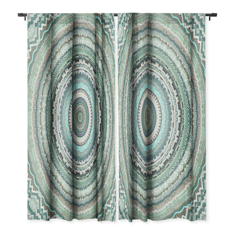 Sheila Wenzel-Ganny Minty Green Mandala Blackout Non Repeat