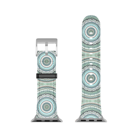 Sheila Wenzel-Ganny Minty Green Mandala Apple Watch Band