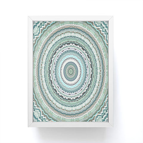Sheila Wenzel-Ganny Minty Green Mandala Framed Mini Art Print