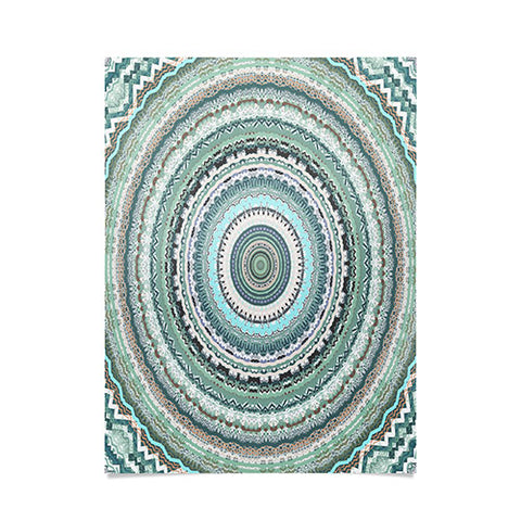 Sheila Wenzel-Ganny Minty Green Mandala Poster