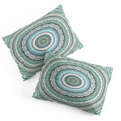 Sheila Wenzel-Ganny Minty Green Mandala Pillow Shams