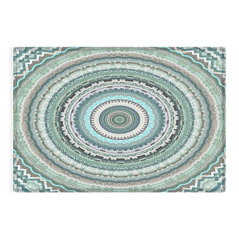 Sheila Wenzel-Ganny Minty Green Mandala Outdoor Rug