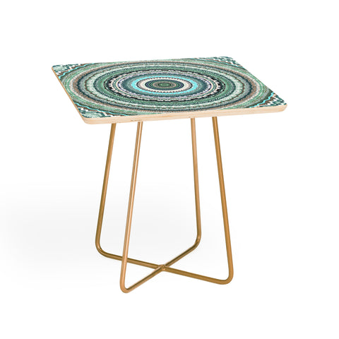Sheila Wenzel-Ganny Minty Green Mandala Side Table