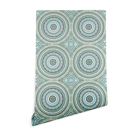 Sheila Wenzel-Ganny Minty Green Mandala Wallpaper