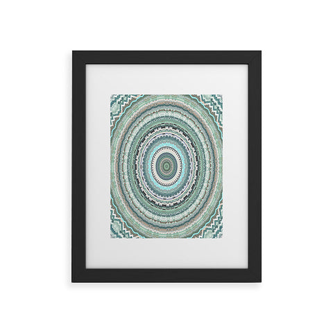 Sheila Wenzel-Ganny Minty Green Mandala Framed Art Print