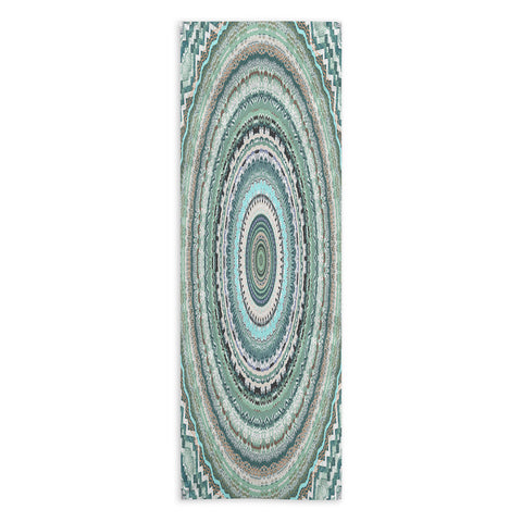 Sheila Wenzel-Ganny Minty Green Mandala Yoga Towel