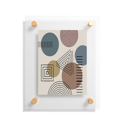 Sheila Wenzel-Ganny Mix It Up Geo Pattern Floating Acrylic Print