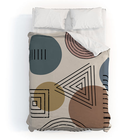 Sheila Wenzel-Ganny Mix It Up Geo Pattern Duvet Cover