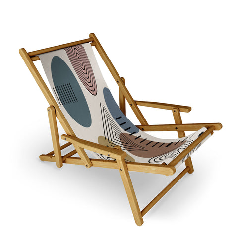 Sheila Wenzel-Ganny Mix It Up Geo Pattern Sling Chair