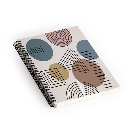 Sheila Wenzel-Ganny Mix It Up Geo Pattern Spiral Notebook