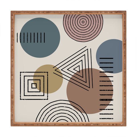 Sheila Wenzel-Ganny Mix It Up Geo Pattern Square Tray