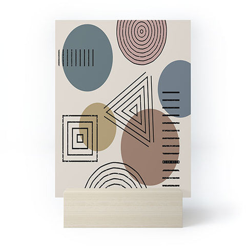 Sheila Wenzel-Ganny Mix It Up Geo Pattern Mini Art Print