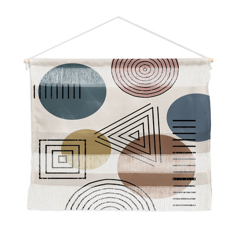 Sheila Wenzel-Ganny Mix It Up Geo Pattern Wall Hanging Landscape