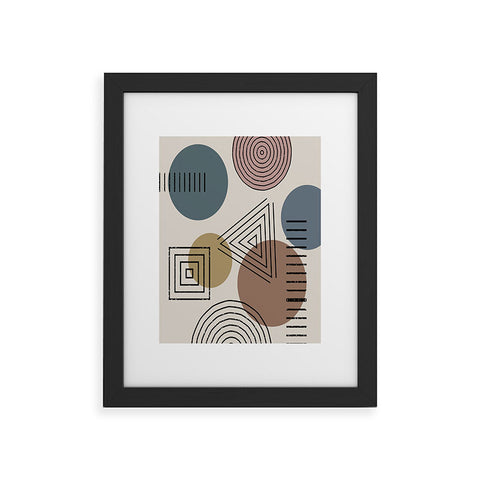Sheila Wenzel-Ganny Mix It Up Geo Pattern Framed Art Print